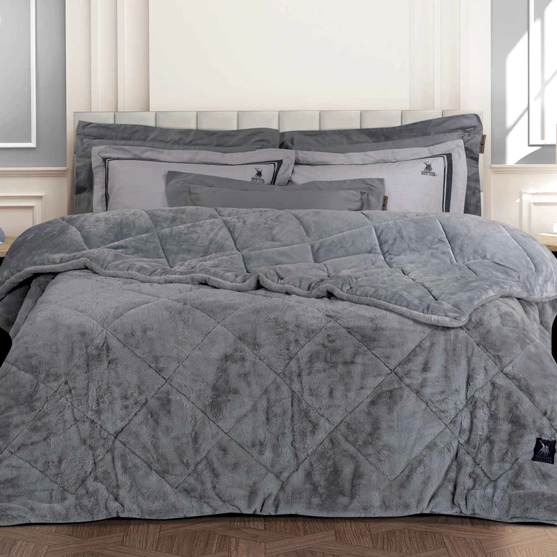 Greenwich Polo Κουβερτοπάπλωμα Υπέρδιπλο Greenwich Polo Premium 3446 Grey 220x240