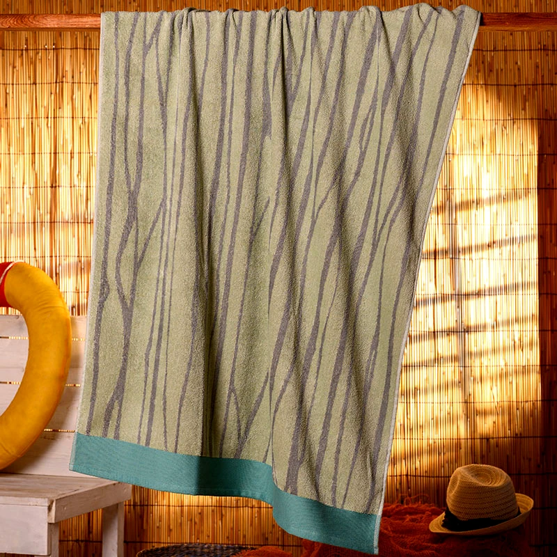 Melinen Πετσέτα Θαλάσσης Melinen Minimal Stripes Aqua 86x160