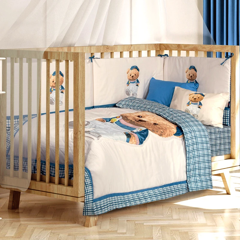 Greenwich Polo Κουβερλί Κούνιας Greenwich Polo 8842 Blue 110x150