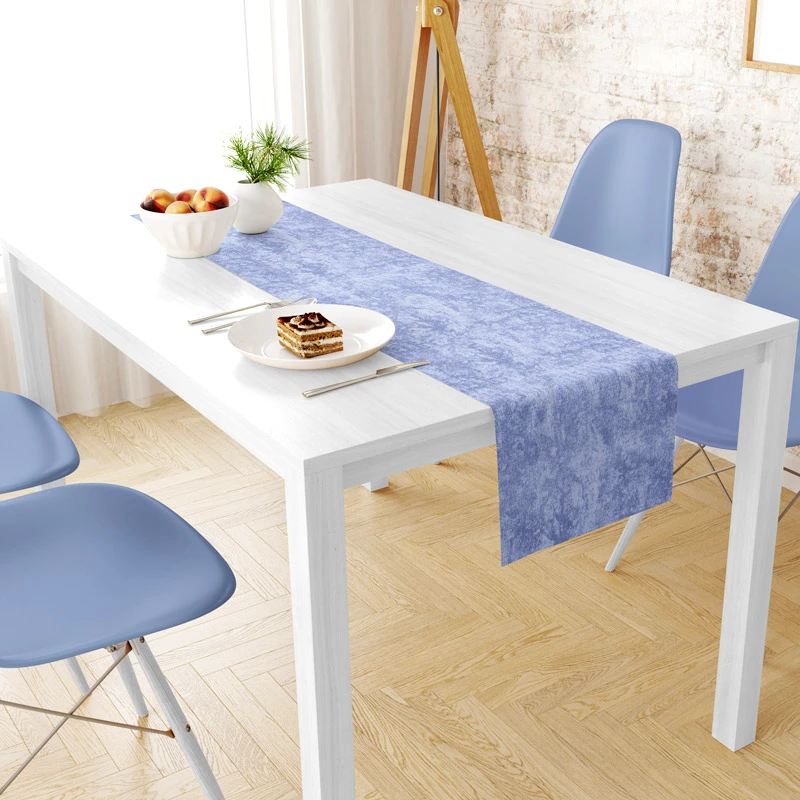 Dimcol Αλέκιαστη Τραβέρσα Dimcol Panama Shadow Sky Blue 40x180