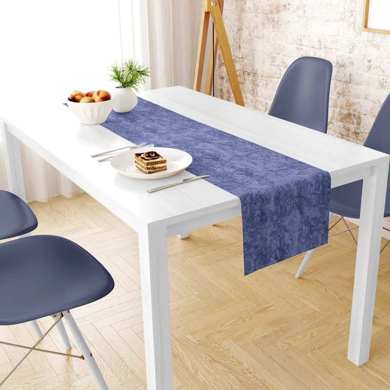 Dimcol Αλέκιαστη Τραβέρσα Dimcol Panama Shadow Dark Blue 40x180