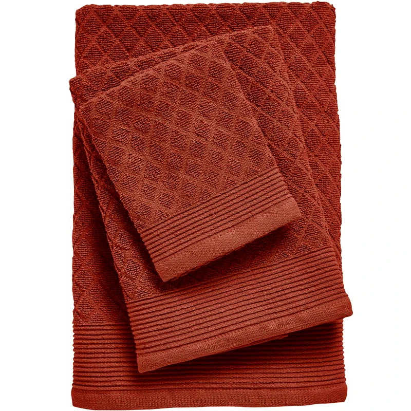 Das Home Πετσέτες Μπάνιου Σετ Das Home Soft Best 0685 Terracotta 3τεμ.