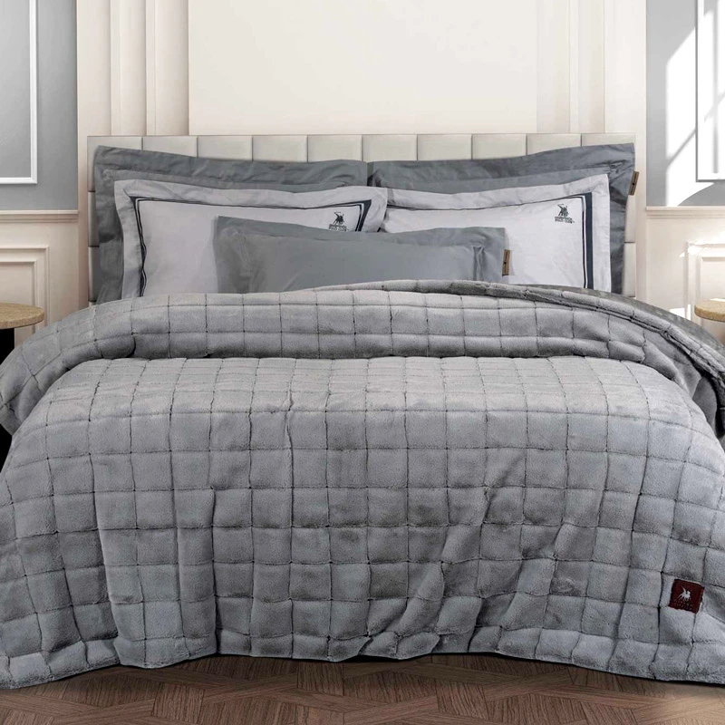 Greenwich Polo Κουβερτοπάπλωμα Υπέρδιπλο Greenwich Polo Premium 3452 Grey 220x240