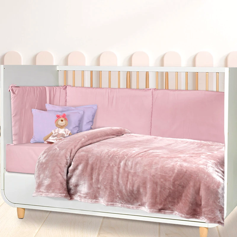 Das Home Κουβέρτα Fleece Αγκαλιάς Das Home Velour 1346 Pink 80x110