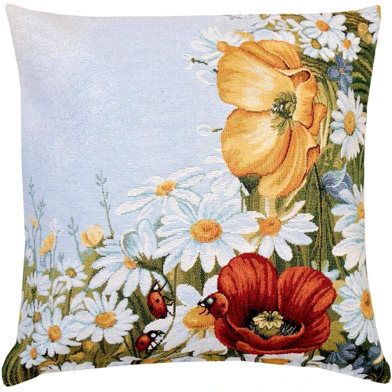 Dimeco Διακοσμητική Μαξιλαροθήκη Dimeco Ciara Blue 45x45