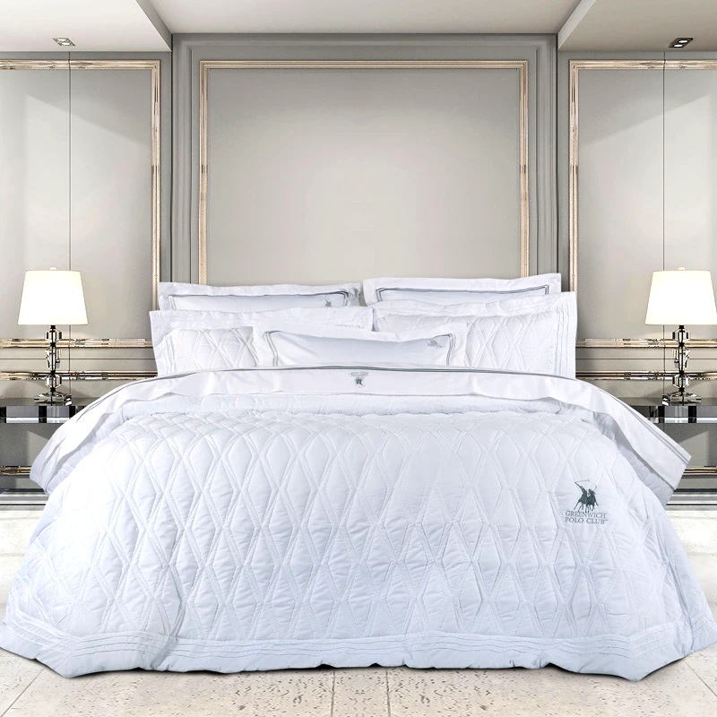 Greenwich Polo Κουβερλί Υπέρδιπλο Σετ Greenwich Polo Classic 2158 White 220x240