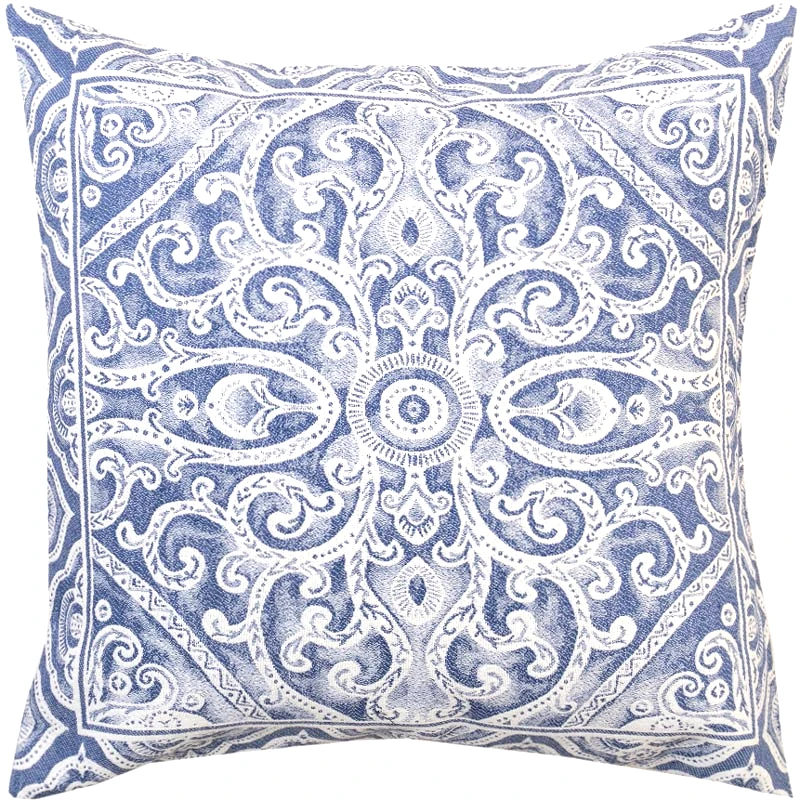 Dimeco Διακοσμητική Μαξιλαροθήκη Dimeco Capri Blue 45x45