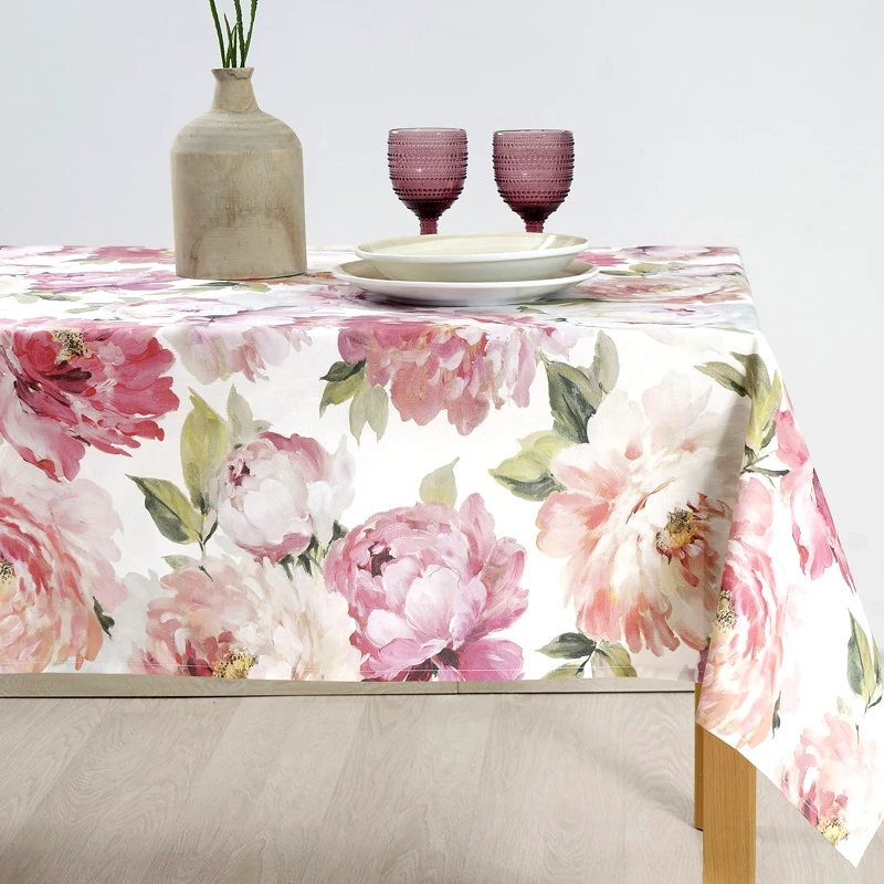 Dimeco Τραπεζομάντηλο Dimeco Blossom White 135x220