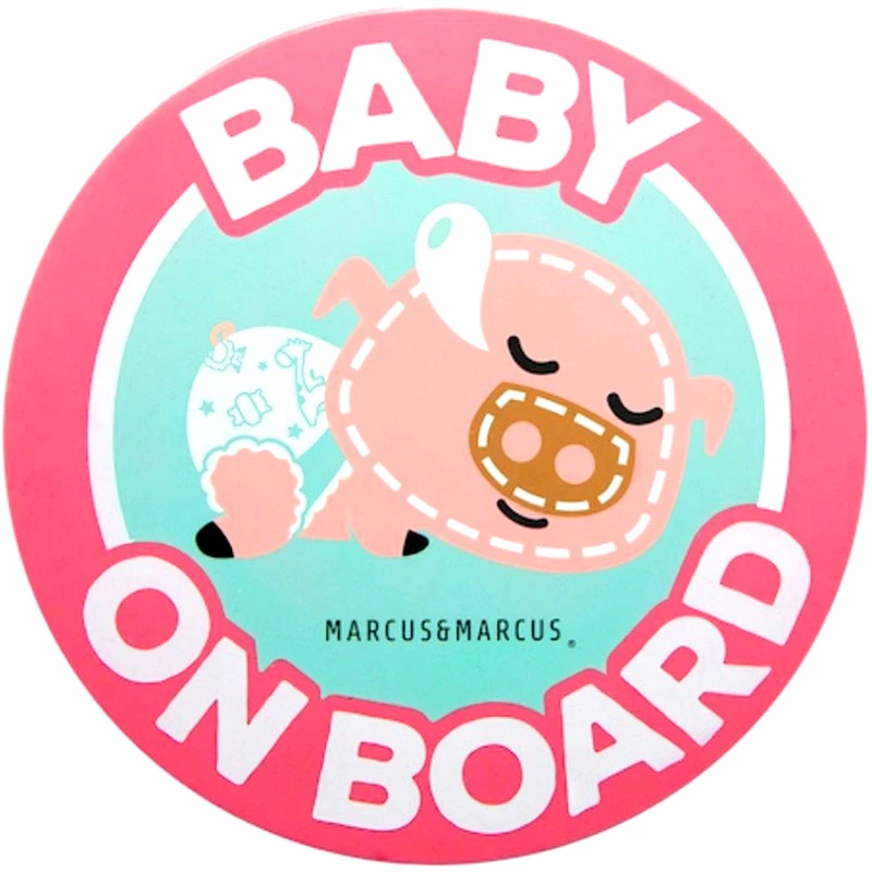 Marcus &amp; Marcus Σήμα Αυτοκινήτου Baby On Board Marcus & Marcus GF10PG Pig