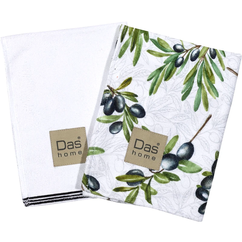 Das Home Ποτηρόπανα Σετ Das Home 0635 Kitchen 2τεμ.