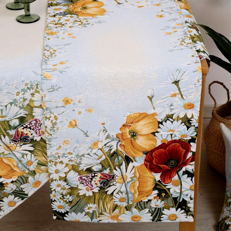 Dimeco Τραβέρσα Dimeco Ciara Blue 45x140