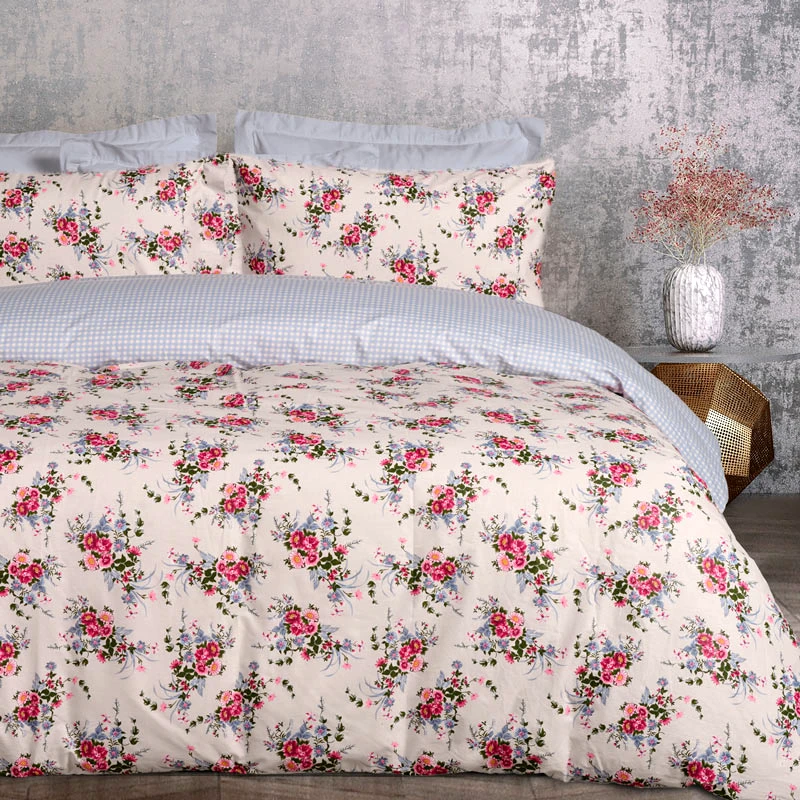 Das Home Παπλωματοθήκη Υπέρδιπλη Σετ Das Home Happy 9647 Pink 220x240