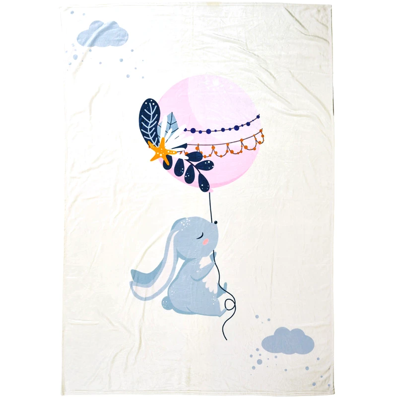 Das Home Κουβέρτα Fleece Αγκαλιάς Das Home Bunny 4915 Pink 80x110