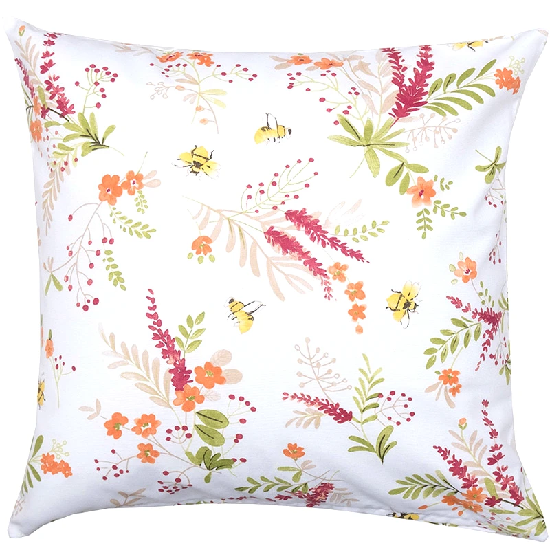 Dimeco Διακοσμητική Μαξιλαροθήκη Dimeco Lily Pink 45x45