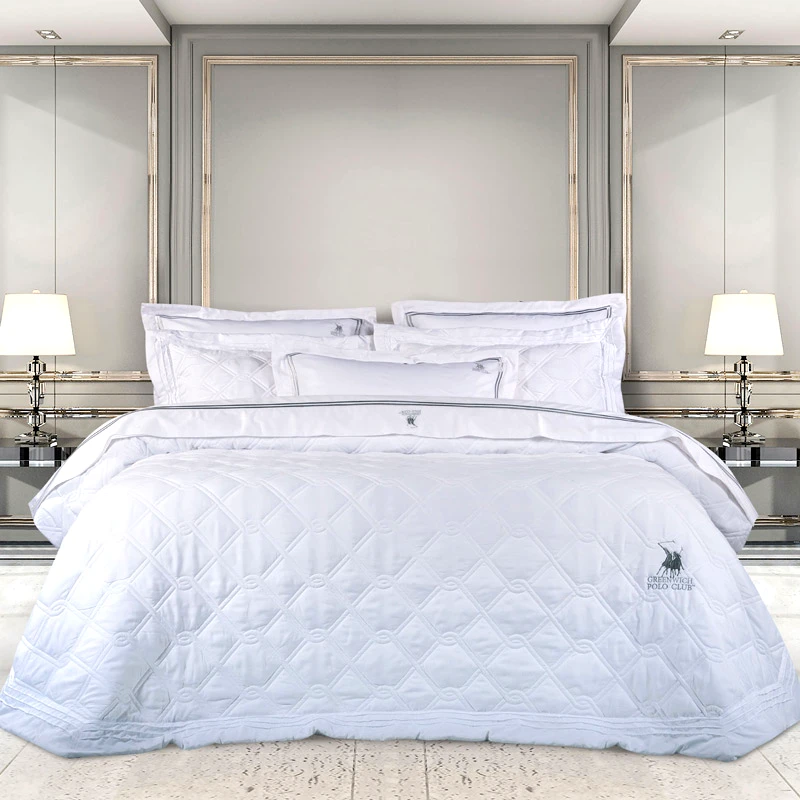 Greenwich Polo Κουβερλί Υπέρδιπλο Σετ Greenwich Polo Classic 2161 White 220x240