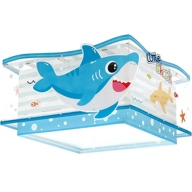 Ango Παιδικό Φωτιστικό Πλαφονιέρα Ango 63476 Little Shark