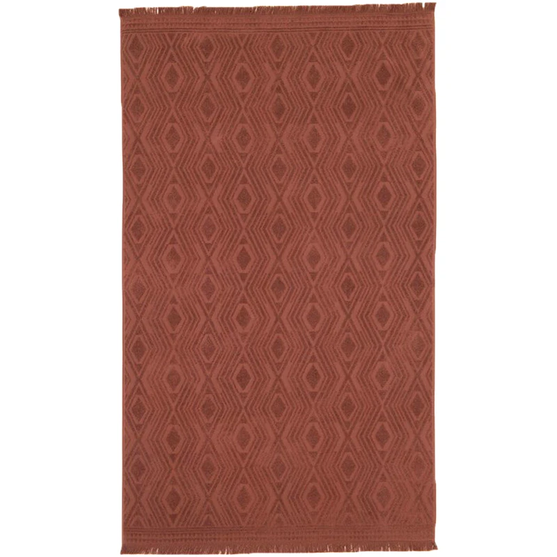 Melinen Πετσέτα Θαλάσσης Melinen Cuba Diamond Apple Brown 90x180