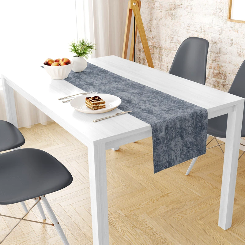 Dimcol Αλέκιαστη Τραβέρσα Dimcol Panama Shadow Dark Grey 40x180