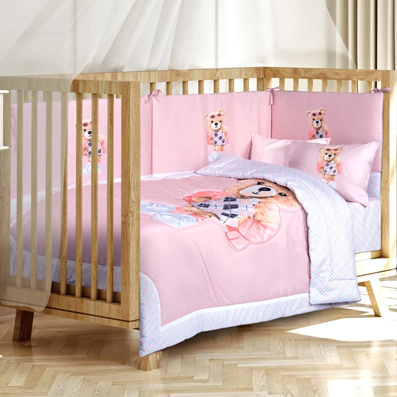 Greenwich Polo Κουβερλί Κούνιας Greenwich Polo 8843 Pink 110x150