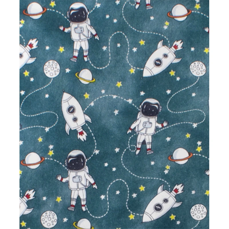 Dimcol Φανελένια Πάνα Αγκαλιάς Dimcol Galaxy Travel 91 Petrol 80x80