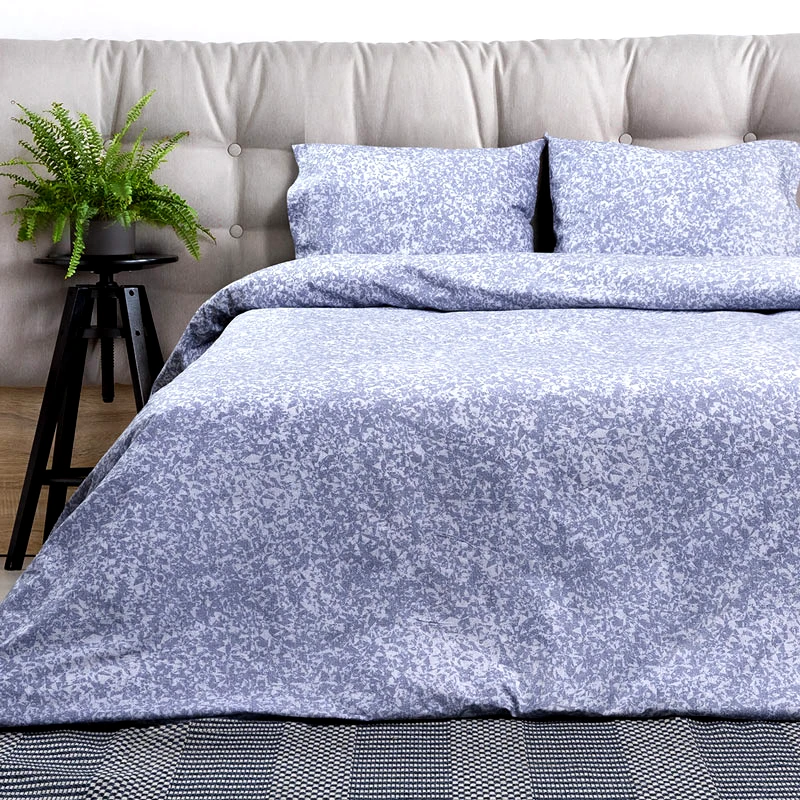 Beauty Home Παπλωματοθήκη Υπέρδιπλη Σετ Beauty Home Blueberry 12070 Blue 230x250