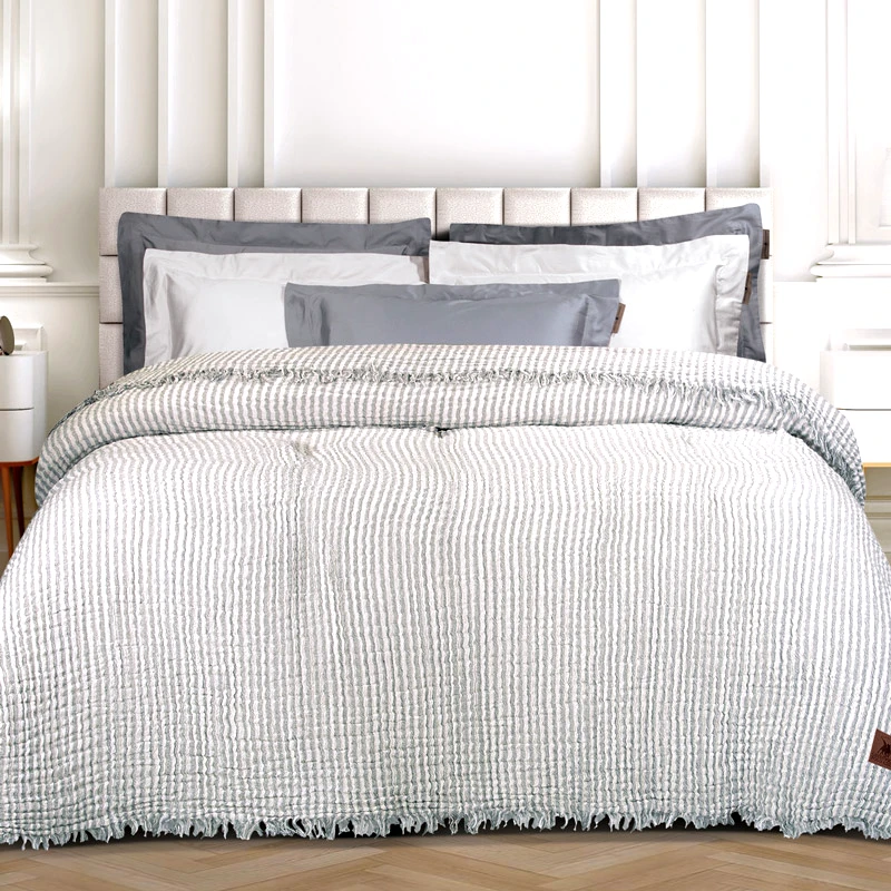 Greenwich Polo Κουβερτόριο Μουσελίνα Υπέρδιπλο Greenwich Polo 3467 Grey 220x240