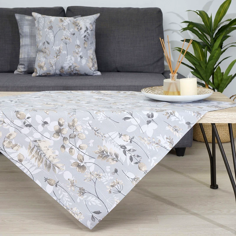 Dimeco Καρέ Dimeco Botanic Grey 85x85