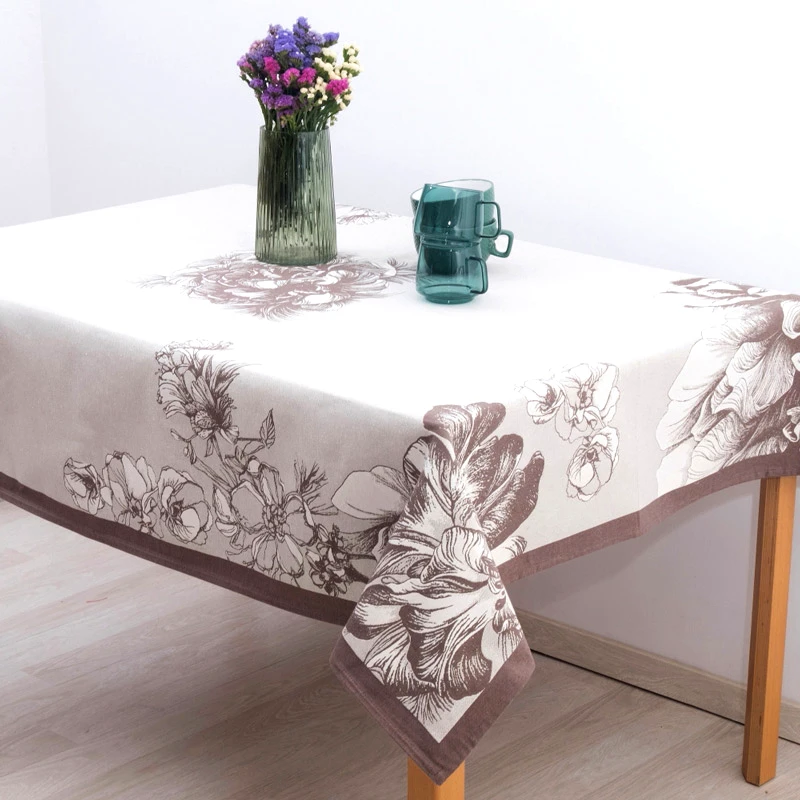 Dimeco Τραπεζομάντηλο 140x180 Dimeco 8550 Brown