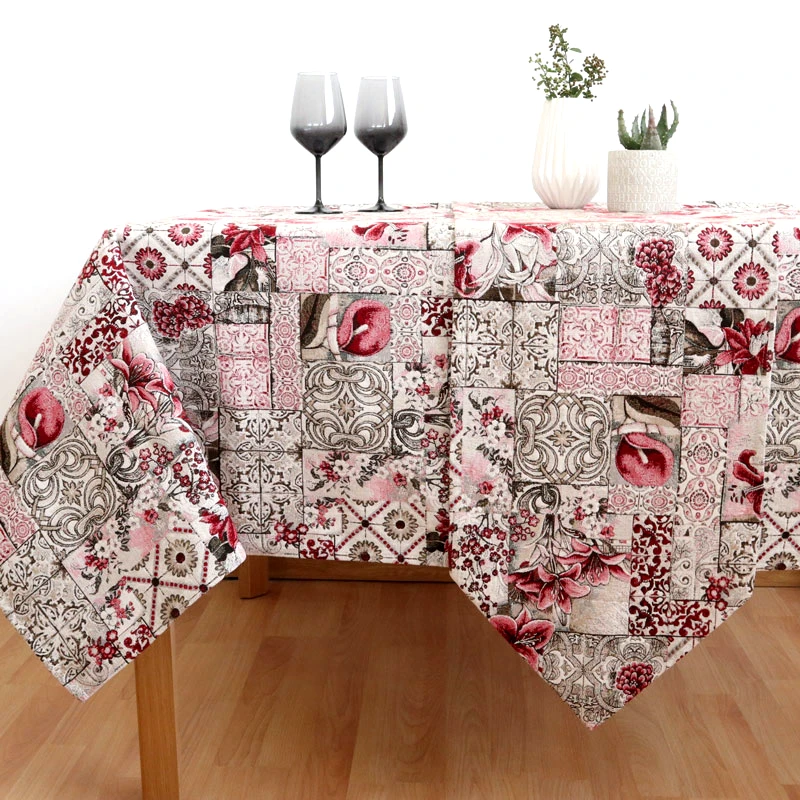 Dimeco Τραπεζομάντηλο 140x220 Dimeco 8080 Pink