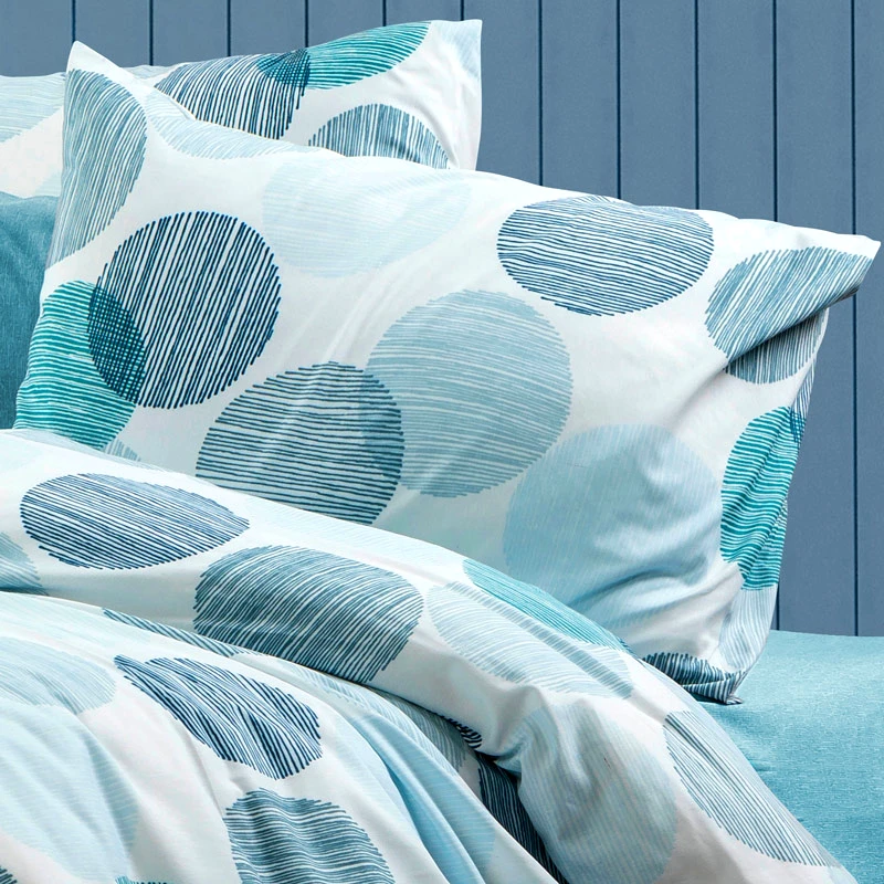 Dimcol Μαξιλαροθήκη Dimcol Koralia 467 Petrol 50x70