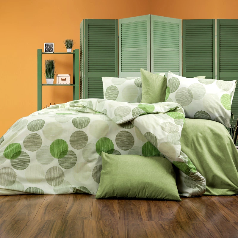 Dimcol Παπλωματοθήκη Υπέρδιπλη Dimcol Koralia 468 Green 220x240