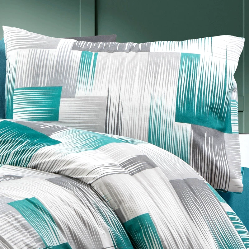 Dimcol Μαξιλαροθήκη Dimcol Effimia 475 Petrol 50x70