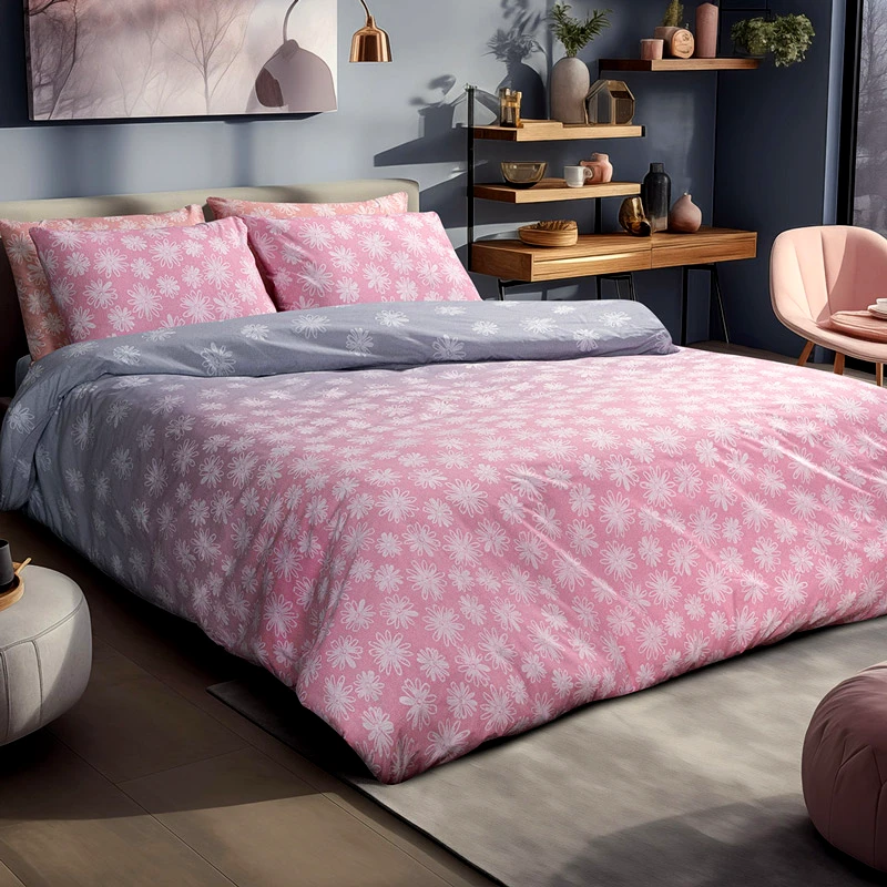 Beauty Home Παπλωματοθήκη Υπέρδιπλη Σετ Beauty Home Praslin 12083 Pink 220x250