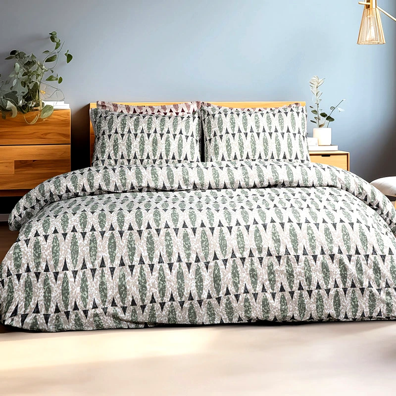 Beauty Home Κουβερλί Υπέρδιπλο Σετ Beauty Home Cocoa 12183 Olive 220x240