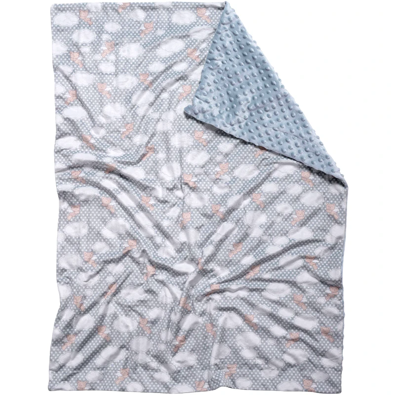 Das Home Κουβέρτα Fleece Αγκαλιάς Das Home Clouds 4903 Blue 75x100