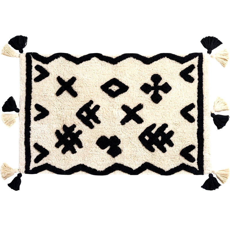 Das Home Πατάκι Μπάνιου Das Home 0768 Black 50x80