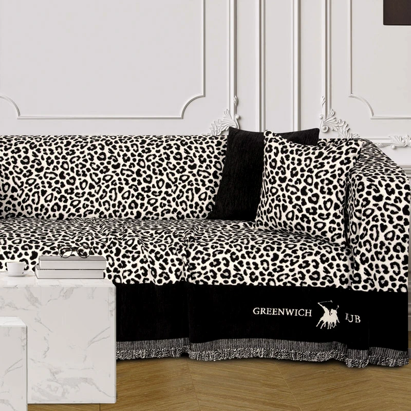 Greenwich Polo Ριχτάρι Τριθέσιου Καναπέ Greenwich Polo Essential 3934 Black 180x300