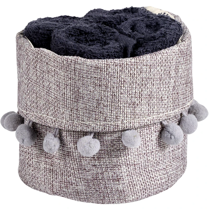 Das Home Λαβέτες Χεριών Σετ Das Home Soft 4011 Black 4τεμ. 30x30