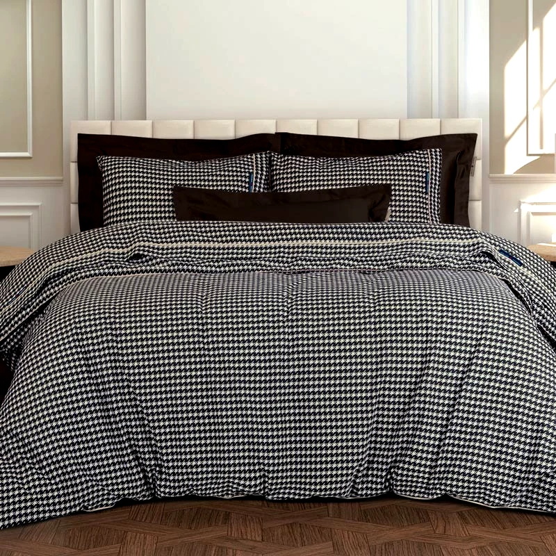 Greenwich Polo Παπλωματοθήκη Υπέρδιπλη Σετ Greenwich Polo Essential 2216 Black 220x240