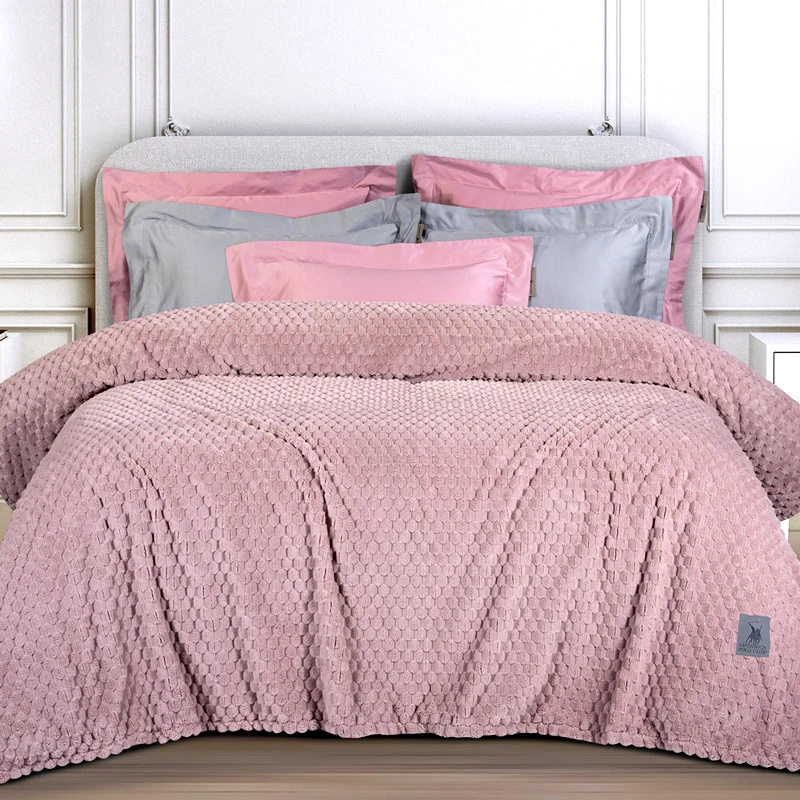 Greenwich Polo Κουβέρτα Fleece Υπέρδιπλη Greenwich Polo Essential 3474 Nude 220x240