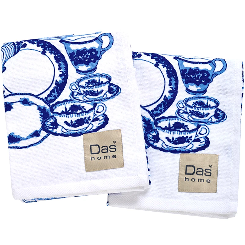 Das Home Ποτηρόπανα Σετ Das Home Tableware 0738 Blue 2τεμ.