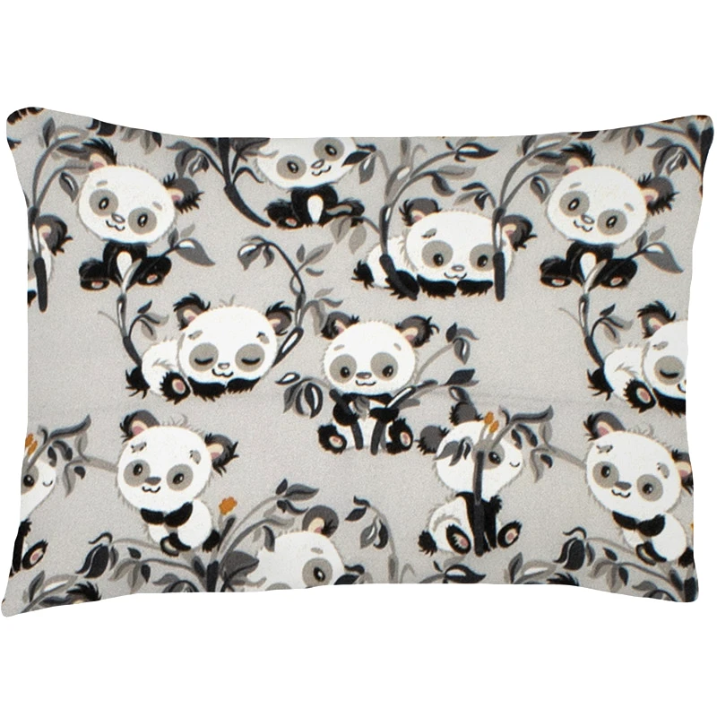 Dimcol Φανελένια Μαξιλαροθήκη Dimcol Panda Bear 96 Grey 50x70