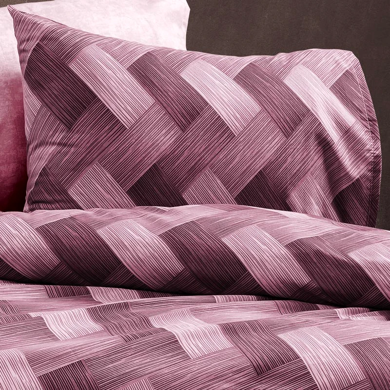 Dimcol Μαξιλαροθήκη Dimcol Alcmene 453 Mauve 50x70