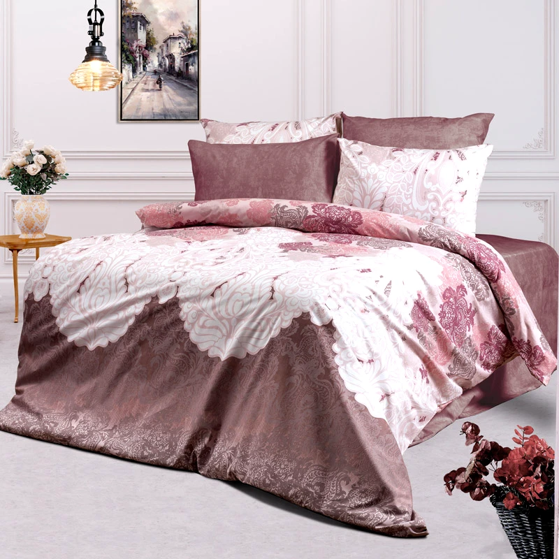 Dimcol Σεντόνια Υπέρδιπλα Σετ Dimcol Agnes 456 Rotten Apple 220x240