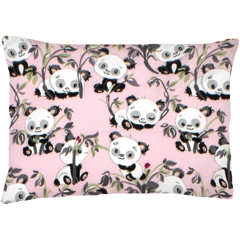 Dimcol Φανελένια Μαξιλαροθήκη Dimcol Panda Bear 97 Pink 50x70