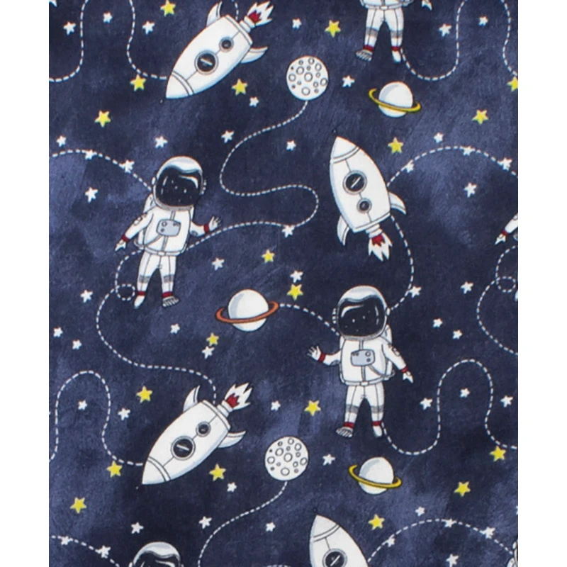 Dimcol Φανελένια Πάνα Αγκαλιάς Dimcol Galaxy Travel 90 Blue 80x80