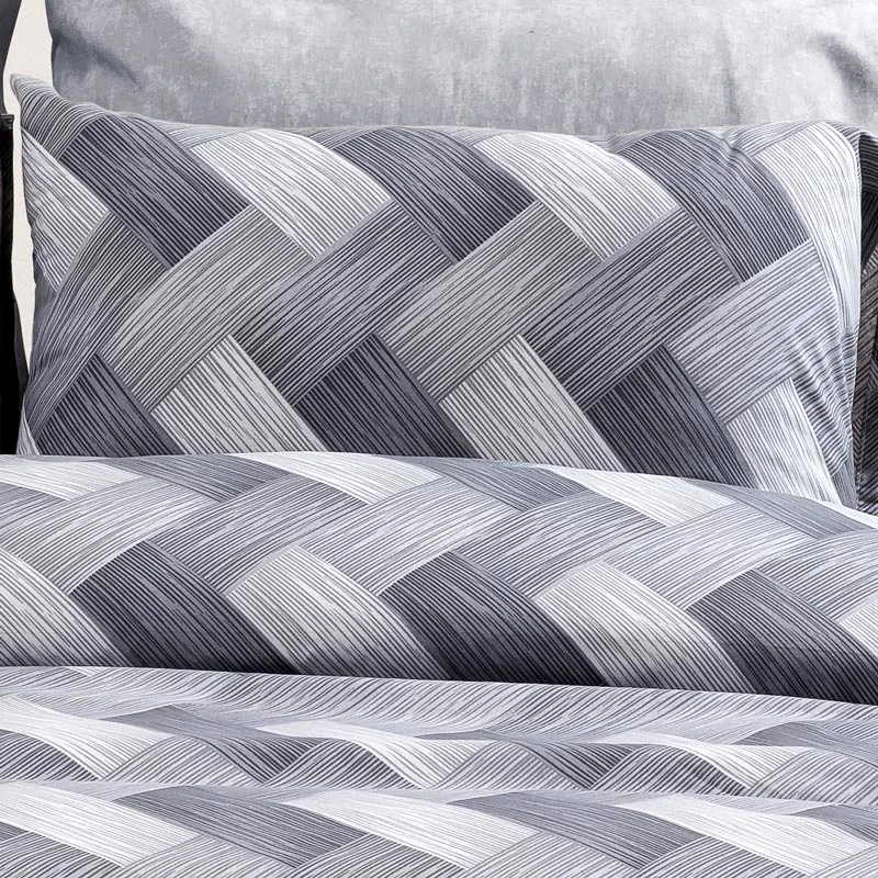 Dimcol Μαξιλαροθήκη Dimcol Alcmene 452 Grey 50x70