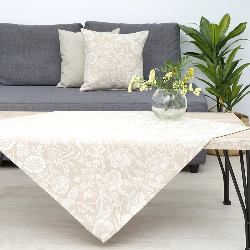 Dimeco Καρέ Dimeco 8095 Beige 90x90