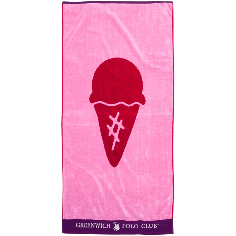 Greenwich Polo Πετσέτα Θαλάσσης Greenwich Polo 3900 Pink 70x140