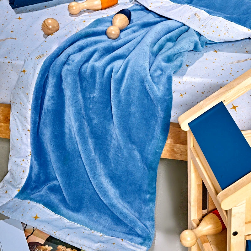 Kentia Home Κουβέρτα Fleece Κούνιας Kentia Stylish Lupus 01 Blue